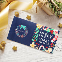 Load image into Gallery viewer, 8pcs Diamond Painting Christmas Postcards Art Craft 5D DIY for Birthday Festival
