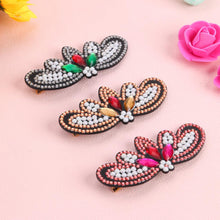 Load image into Gallery viewer, 3pcs Butterfly Rhinestone Hair Clip DIY Crystal Bowknot Barrettes (Style 2)
