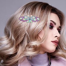Load image into Gallery viewer, 3pcs Butterfly Rhinestone Hair Clip DIY Crystal Bowknot Barrettes (Style 5)
