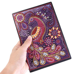 DIY Peafowl Special Shaped Diamond Painting 50 Pages A5 Students Sketchbook