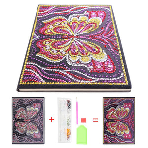 DIY Butterfly Special Shaped Diamond Painting 50 Pages A5 Sketchbook Gifts