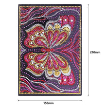Load image into Gallery viewer, DIY Butterfly Special Shaped Diamond Painting 50 Pages A5 Sketchbook Gifts
