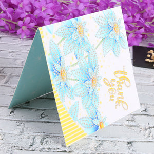 12pcs Diamond Painting Christmas Postcards Handmade 5D DIY for Birthday Festival