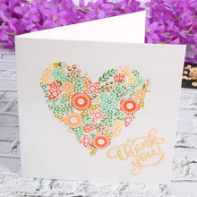 Load image into Gallery viewer, 12pcs Diamond Painting Christmas Postcards Handmade 5D DIY for Birthday Festival
