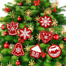 Load image into Gallery viewer, 10pcs DIY Full Drills Diamond Painting Special Shape Christmas Tree Pendant
