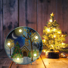 Load image into Gallery viewer, DIY Special Shaped Diamond Painting Christmas Tree House Light Home Decor
