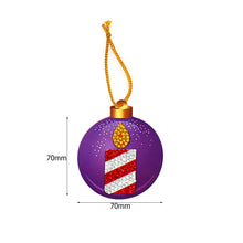 Load image into Gallery viewer, 10pcs Christmas Diamond Key Chain Kits Cute 5D DIY Colourful for Christmas Decor
