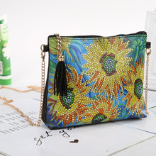 Load image into Gallery viewer, DIY Sunflower Special Shaped Diamond Painting Leather Chain Shoulder Bags
