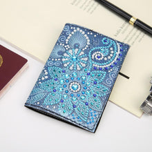 Load image into Gallery viewer, DIY Special Shaped Diamond Painting Leather Passport Protective Cover Gift
