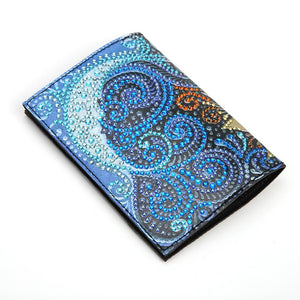 DIY Special Shaped Diamond Painting Leather Passport Protection Cover Gift
