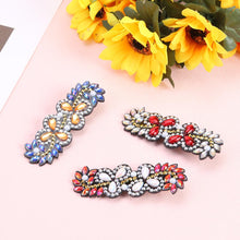 Load image into Gallery viewer, 3pcs DIY Full Drill Diamond Painting Hair Clip Flower Leaf Barrette Hairpin
