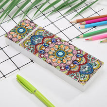 Load image into Gallery viewer, DIY Mandala Special Shaped Diamond Painting 2 Grids Students Pencil Box
