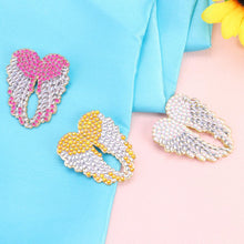 Load image into Gallery viewer, 3pcs DIY Full Drill Diamond Brooch Wings Rhinestone Women Jacket Lapel Pins
