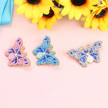 Load image into Gallery viewer, 3pcs Butterfly DIY Full Drill Diamond Brooch Women Jacket Sweater Badges
