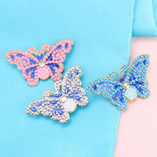 Load image into Gallery viewer, 3pcs Butterfly DIY Full Drill Diamond Brooch Women Jacket Sweater Badges
