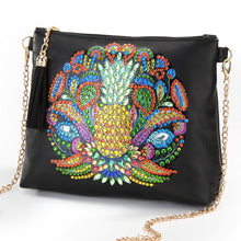 Load image into Gallery viewer, DIY Pineapple Special Shaped Diamond Painting Leather Chain Crossbody Bags
