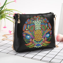 Load image into Gallery viewer, DIY Pineapple Special Shaped Diamond Painting Leather Chain Crossbody Bags
