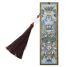 Load image into Gallery viewer, DIY Special Shaped Diamond Painting Leather Tassel Bookmark Creative Crafts
