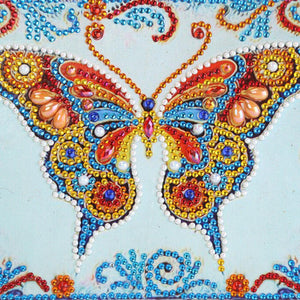 DIY Butterfly Special Shaped Diamond Painting 50 Pages Students Sketchbook