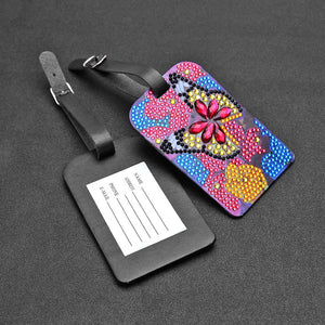 Butterfly Suitcase Luggage Boarding Pass DIY Diamond Painting Special Shape