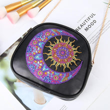 Load image into Gallery viewer, DIY Sun Moon Special Shaped Diamond Painting Leather Chain Crossbody Bags
