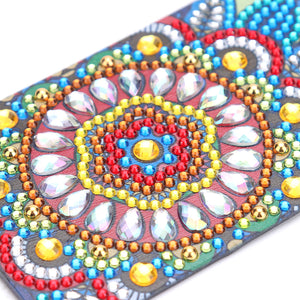 Mandala Type Luggage Boarding Pass DIY Diamond Painting Special Shape Drill
