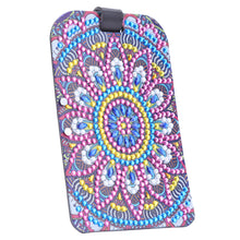 Load image into Gallery viewer, DIY Special Shaped Diamond Painting Mandala Leather Luggage Boarding Pass
