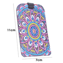 Load image into Gallery viewer, DIY Special Shaped Diamond Painting Mandala Leather Luggage Boarding Pass
