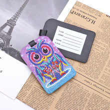 Load image into Gallery viewer, DIY Special Shaped Diamond Painting Bird Leather Luggage Boarding Pass

