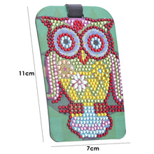 Load image into Gallery viewer, DIY Special Shaped Diamond Painting Bird Design Leather Boarding Pass Craft
