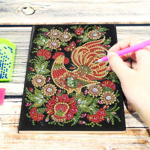 DIY Diamond Painting Notebook Blank No Line Resin Graffiti Drawing Book for Gift