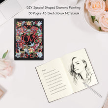 Load image into Gallery viewer, DIY LOVE Special Shaped Diamond Painting 50 Page A5 Sketchbook Drawing Book
