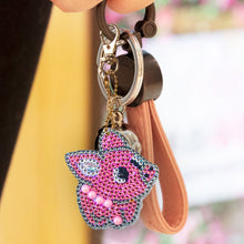 Load image into Gallery viewer, 5pcs/set DIY Full Drill Special Shaped Diamond Painting Animal Keychain

