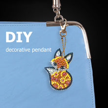 Load image into Gallery viewer, 5pcs/set DIY Full Drill Special Shaped Diamond Painting Animal Keychain
