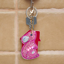 Load image into Gallery viewer, 5pcs/set DIY Full Drill Special Shaped Diamond Painting Animal Keychain
