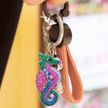 Load image into Gallery viewer, 5pcs Diamond Keychains Art Craft DIY Handmade Rhinestone Pendant Kid Adult Gifts
