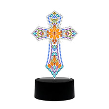 Load image into Gallery viewer, DIY Special Shaped Diamond Painting Cross LED Light Cross Stitch Embroidery
