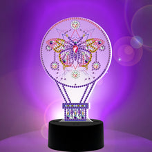 Load image into Gallery viewer, DIY Diamond Painting LED Light Fantasy Butterfly Embroidery Night Lamp Set
