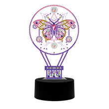 Load image into Gallery viewer, DIY Diamond Painting LED Light Fantasy Butterfly Embroidery Night Lamp Set
