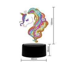 Load image into Gallery viewer, DIY Diamond Painting LED Light Horse Embroidery Night Lamp Needlework Decor
