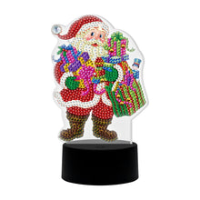 Load image into Gallery viewer, DIY Diamond Painting LED Light Special Shaped Santa Claus Embroidery Lamp
