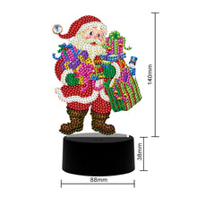 Load image into Gallery viewer, DIY Diamond Painting LED Light Special Shaped Santa Claus Embroidery Lamp
