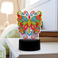 Load image into Gallery viewer, Butterfly DIY Diamond Painting LED Light Embroidery Night Lamp Home Decor
