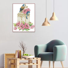 Load image into Gallery viewer, Joy Sunday Birdcage(32*40CM) 14CT stamped cross stitch

