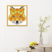 Load image into Gallery viewer, Joy Sunday Fox(15*15CM) 14CT stamped cross stitch
