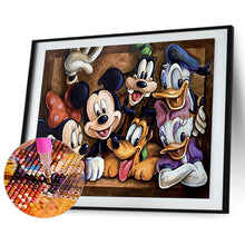 Load image into Gallery viewer, Cartoon Mouse 50x40cm(canvas) full round drill diamond painting
