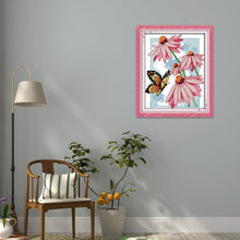 Load image into Gallery viewer, Joy Sunday Flowers(19*17CM) 14CT stamped cross stitch

