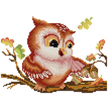 Load image into Gallery viewer, Joy Sunday Tree Bird(27*19CM) 14CT stamped cross stitch
