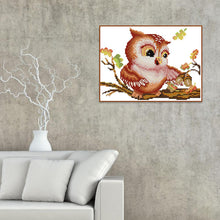 Load image into Gallery viewer, Joy Sunday Tree Bird(27*19CM) 14CT stamped cross stitch

