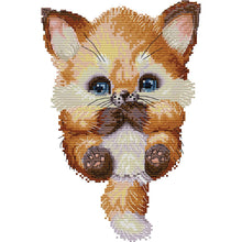 Load image into Gallery viewer, Joy Sunday Cute Fox(20*30CM) 14CT stamped cross stitch
